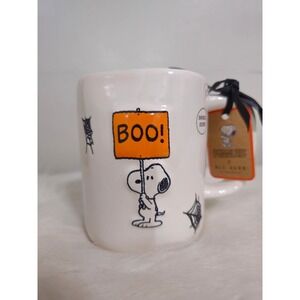 Rae Dunn Peanuts Snoopy Halloween Coffee Mug Spooky Season Boo 2025 NWT